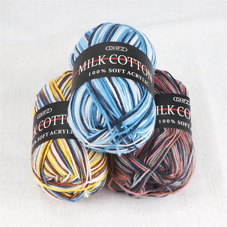 
Factory Directly Sell Crochet Regenerated Cotton Yarn For Knitting Socks 