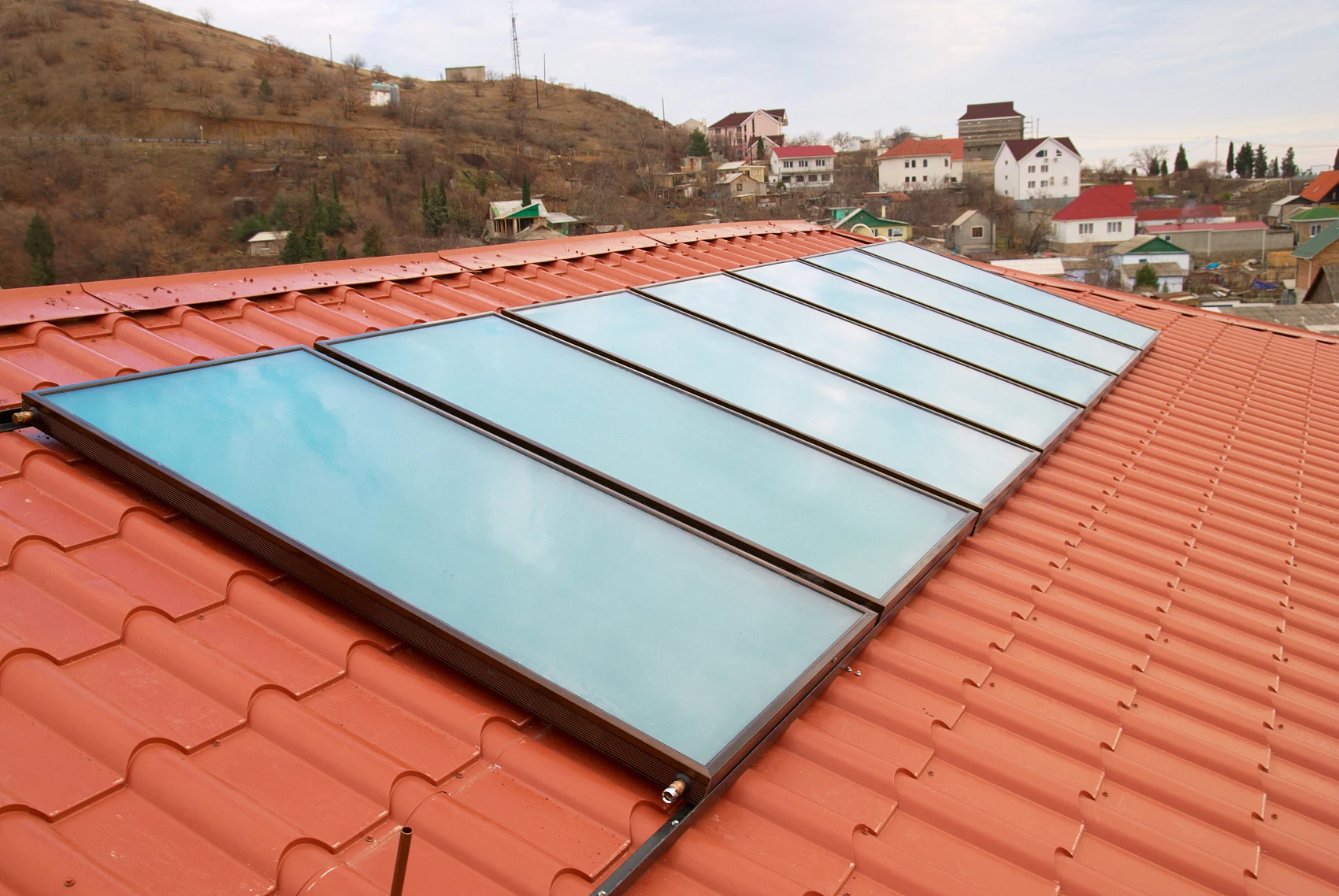 Commercial Home Use Manufactures Pressure Flat Plate Solar Collector Heating Systems
