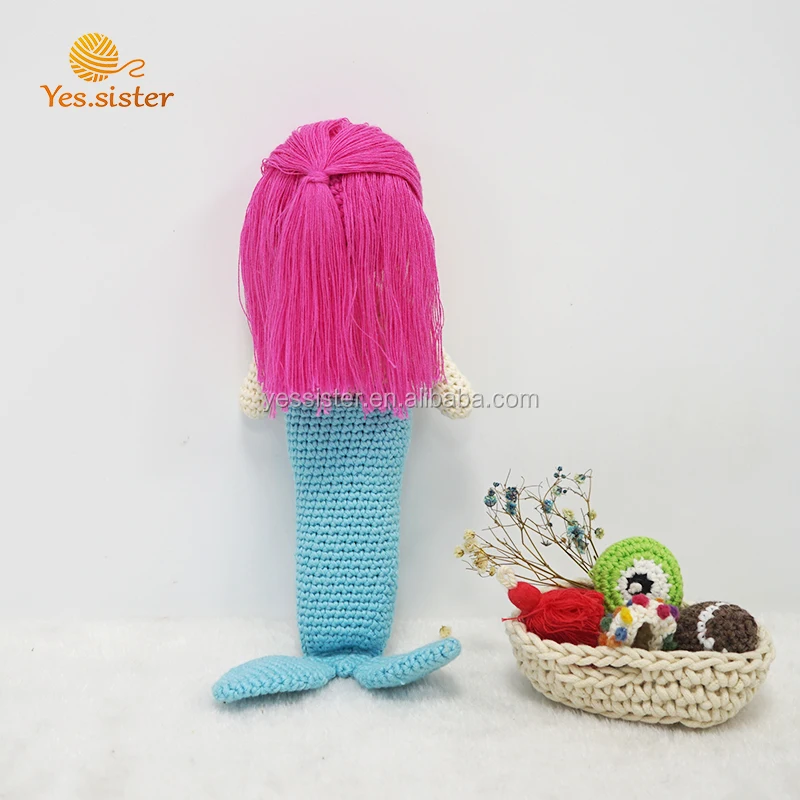 Hot Selling Lovely Mermaid Crochet Amigurumi Doll