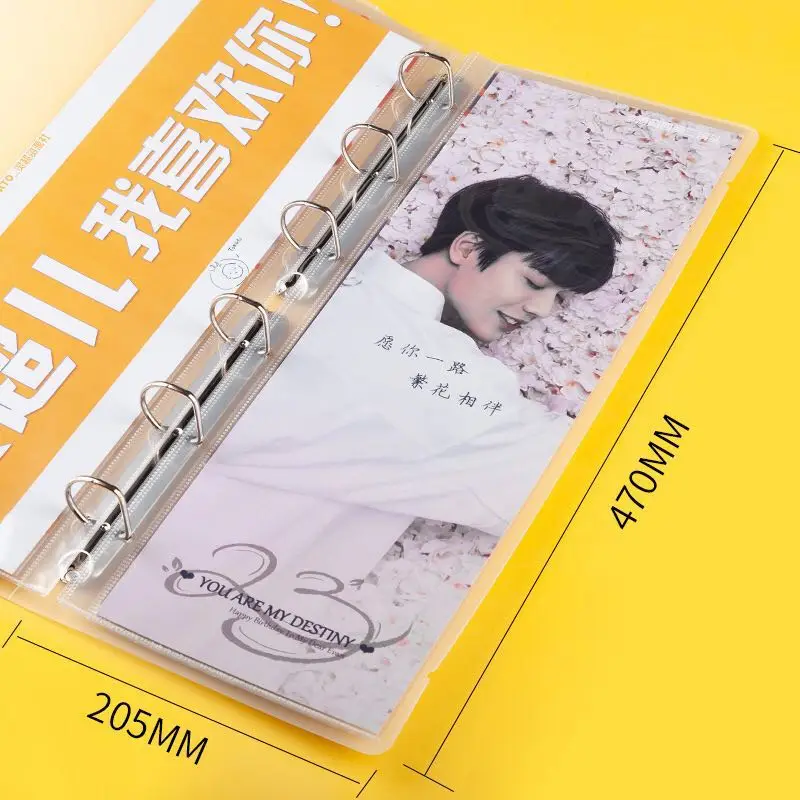 Ручной баннер, вертикальный слоган Kpop, папка с бумажником, ПП Обложка, девиз, коллекция со слоганом, альбом 60*30 20*60 см