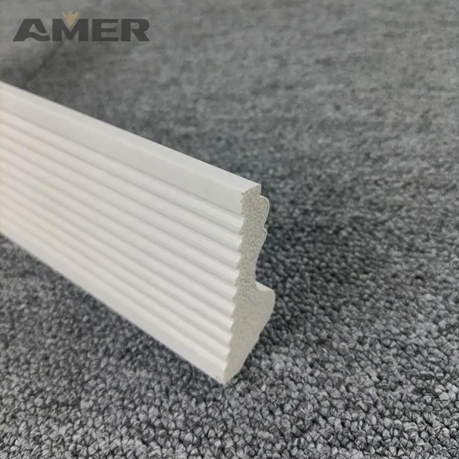 Amer OEM wholesale Factory Customized MDF Skirting Decorative Line Solid Wood Skirting Board