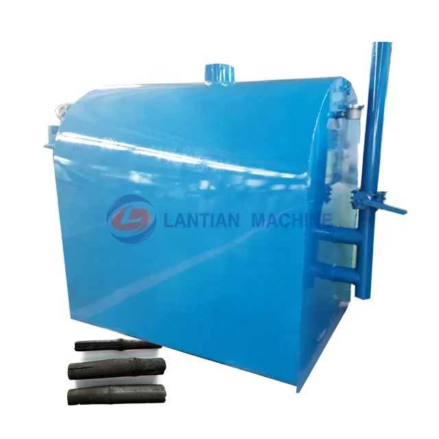 1 ton carbonizing furnace price hardwood barbecue briquette charcoal carbonization stove walnut shell charcoal machine