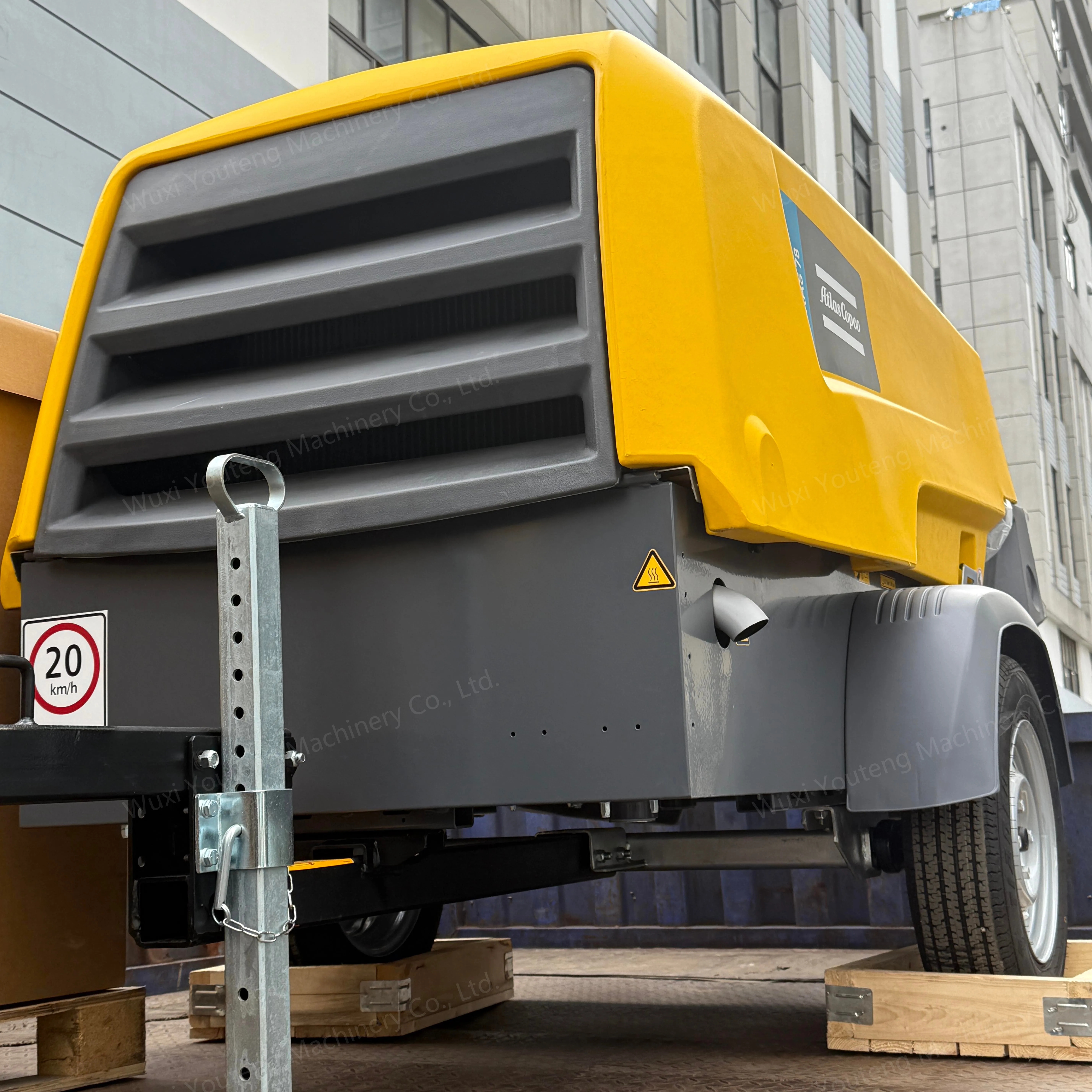 Atlas Copco XAS78KD Mobile Diesel Engine Air Compressor Machine 160CFM 7bar Portable Lubricated Mine Industries Gas