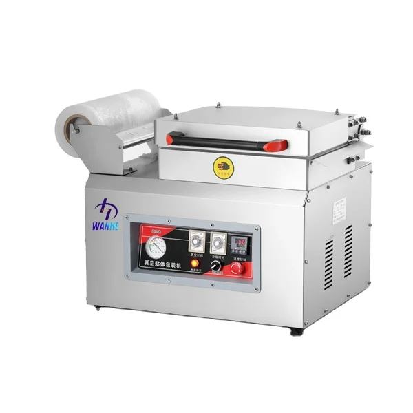 WANHE cooked foods skin vacuum packing machines beef steak vacuum skin packing machine for steak
