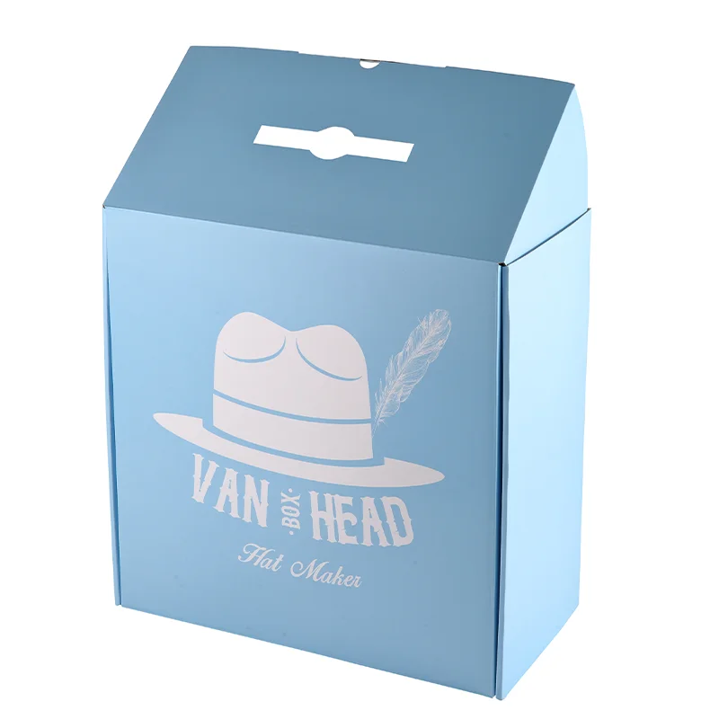 Extra large cowboy hat ring box fedora 56-58 cm hat box with string