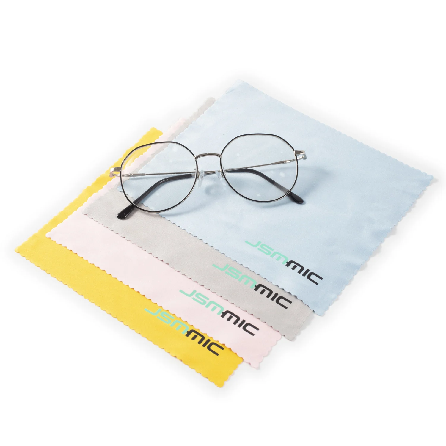 Custom Logo Screen printing Micro Fiber Microfiber Sunglasses Glasses Optical Lens Cleaning Cloth For Watch and Eyewear