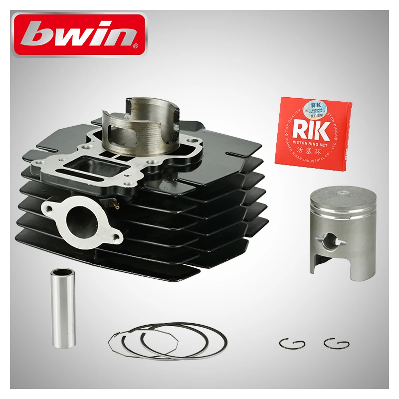 AX100 K90 Motorcycle Engine Parts STD +25 +50 +75 +100 Bore Size 50mm Piston Ring Kit 2 Strokes Motorcycle Cylinder For Suzuki