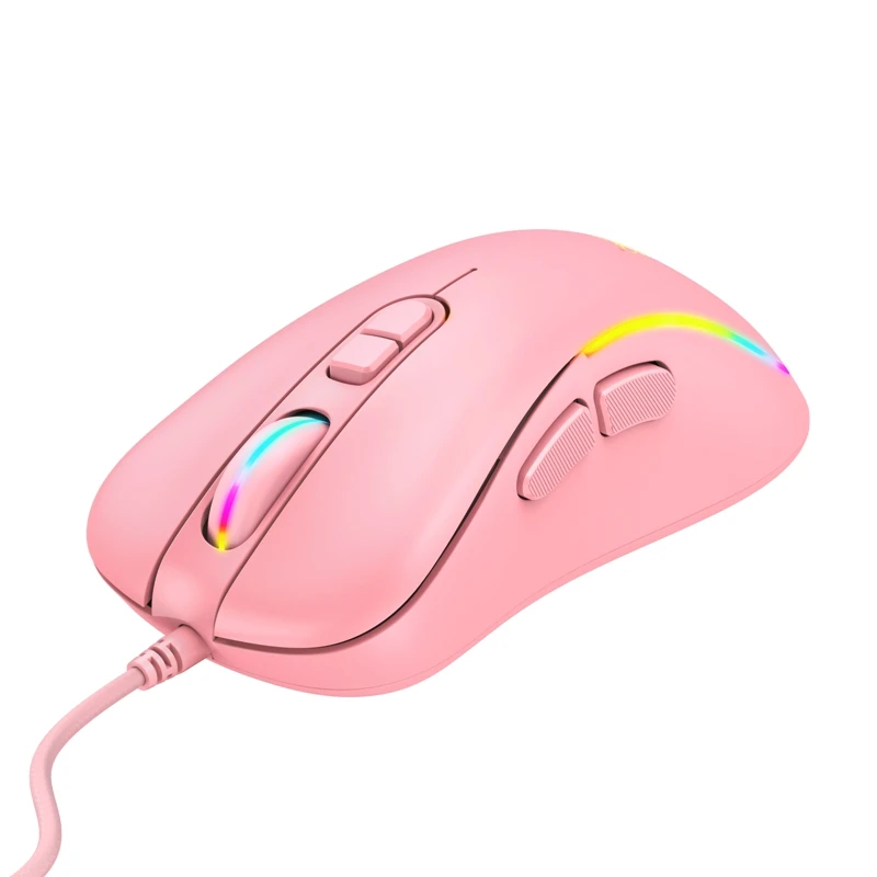 CW907 LED Backlight Sensor Gaming Mouse Wired RGB Gaming Mouse USB2.0 Desktop Computer Ergonomic Mouse For Laptop Game Play