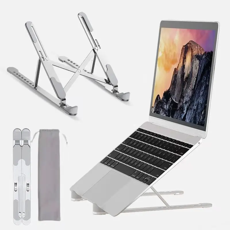 2022 Desktop Holder For Desk 11-17 Inch Laptop holder riser computer stand Adjustable height laptop stand cooling laptop
