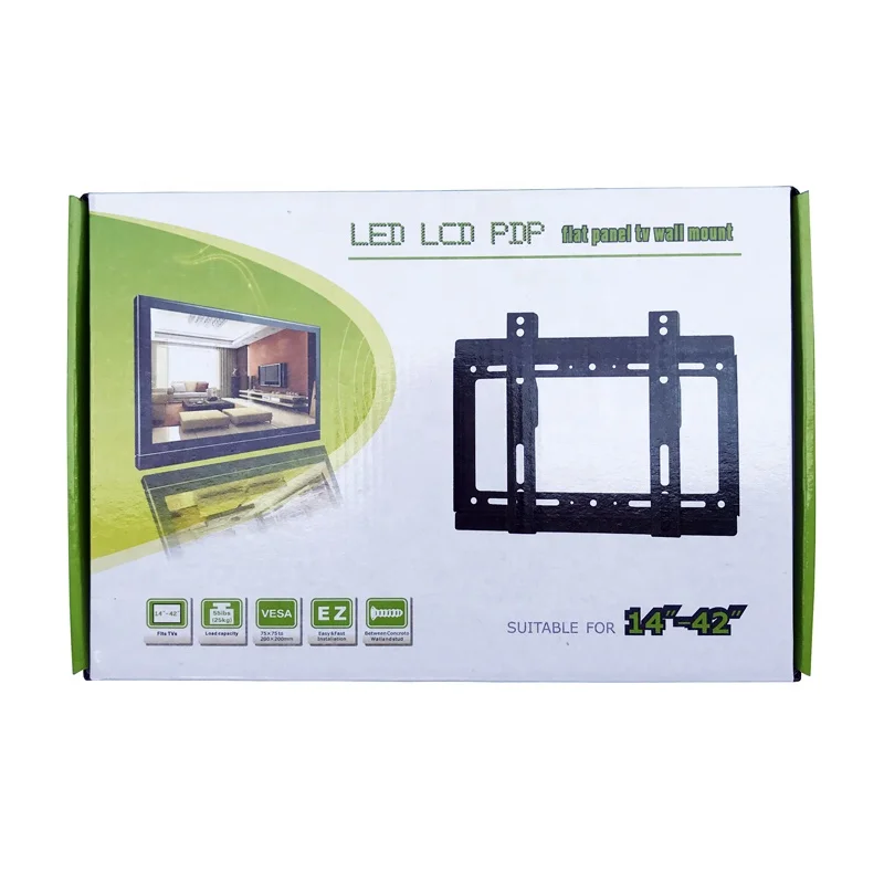 V-STAR led lcd fixed wall units tv wall mount tv stand for 14-42 inch