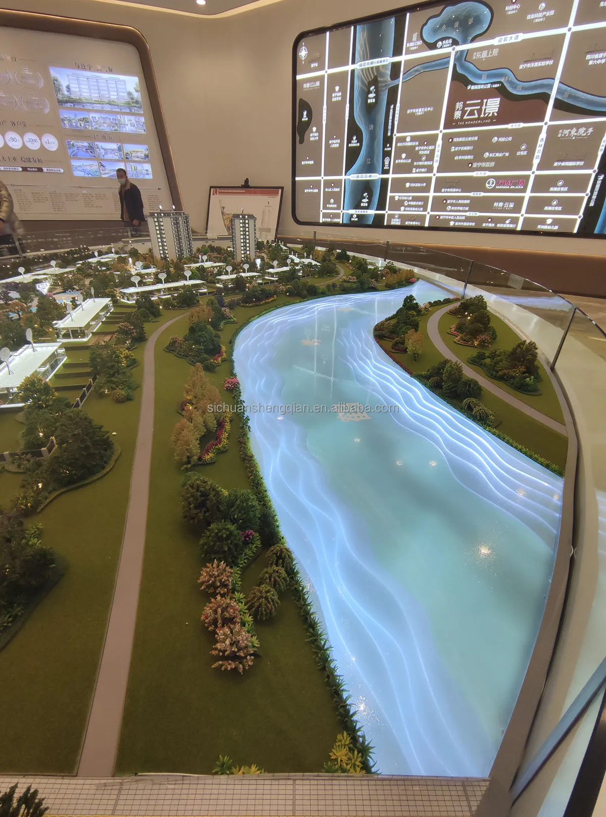 1:150  miniature architectural scale model building scale model for real estate model