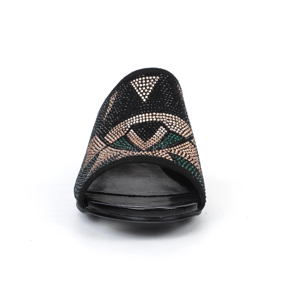 Fish Mouth Summer Ladies High Heel Shoes Fashionable Shining Beautiful Ladies Slippers Shoes