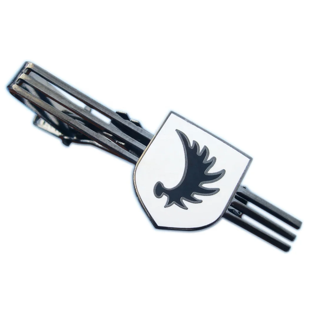 Зажим для галстука мужчин металлический зажим серебристого цвета простой дизайн под заказ разные типы