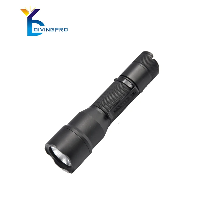 USB button switch 2000lm powerful led tactical flashlight hunting light