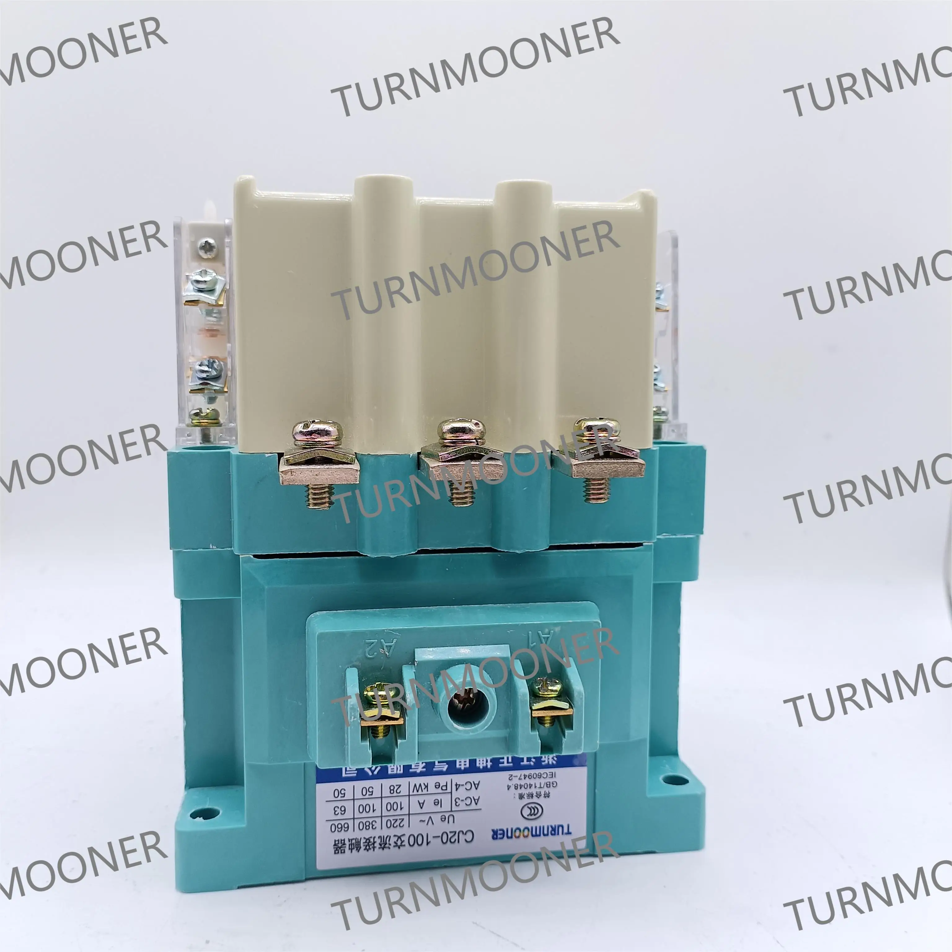 CJ20-100 single phase contactors 100 amp of brand TURNMOONER