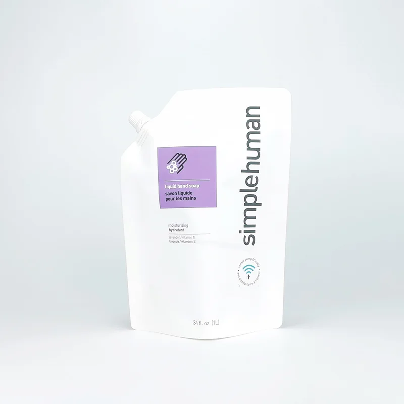 High Barrier Laminated Plastic Liquid Packaging Plastic Empty Bags Spout Pouch For Hand sanitizer Packaging
