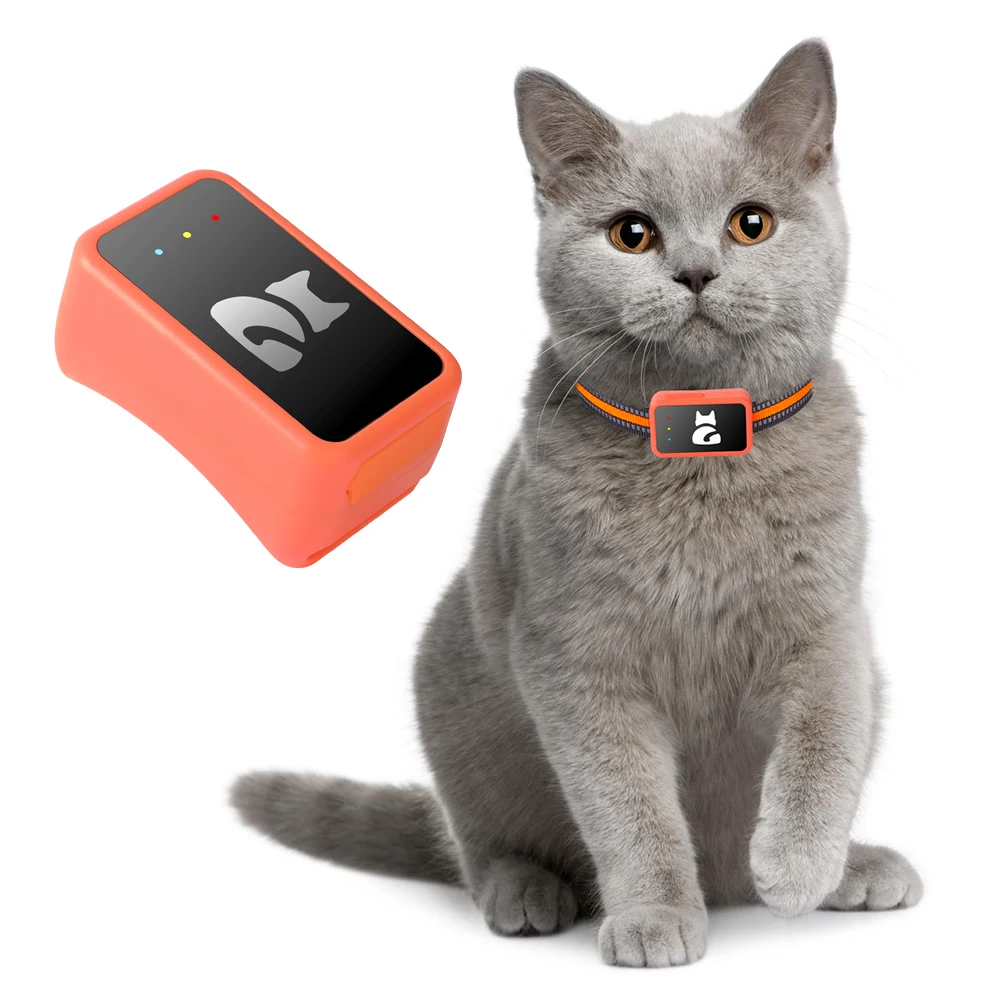 G68P Unlimited Range Waterproof 4G Mini GPS Tracker For Cat Dog Free APP Real Time Tracking Activity Monitoring No Subscription