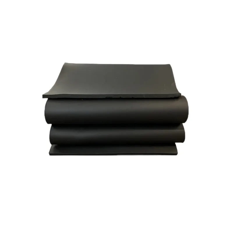 Rubber Plastic Board Sponge Board B 1 grade black insulation board roof insulation materials