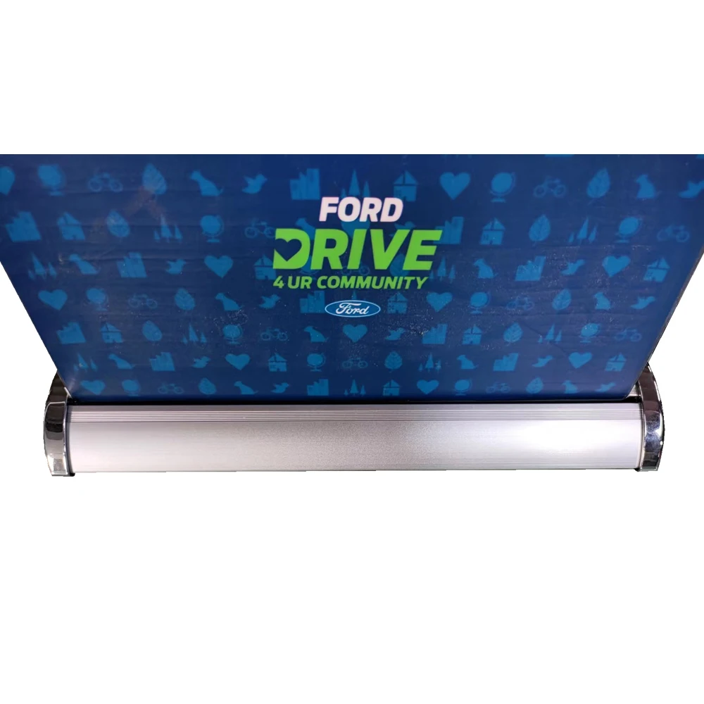 mini a3 a4 pull up banner stand table top roll up banner mini retractable stand