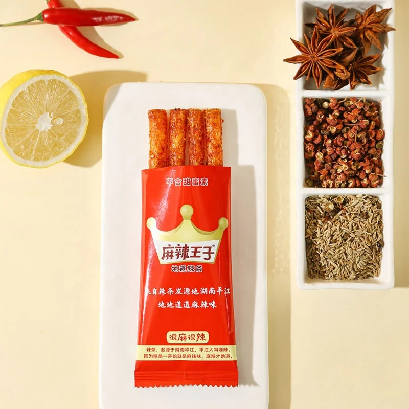 Китайский фирменный пряный принц супер вкусные пряные полоски удовлетворяют тягу к