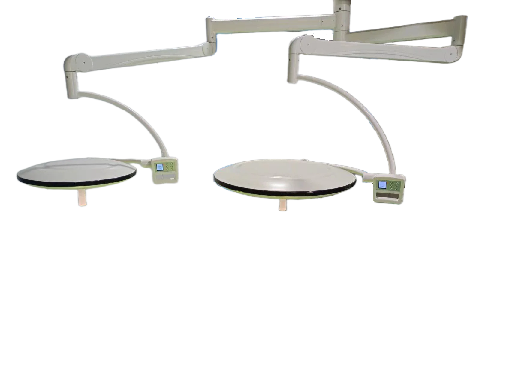 Best price medical double dome shadowless operating lamp ceiling mounted OT surgical LED light
