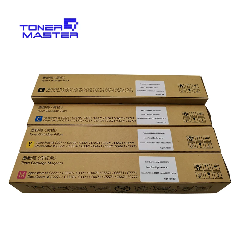 Тонер мастер новый совместимый цветной картридж с тонером C8155 C8145 C8130 для ксерокопировального аппарата Xerox Altalink