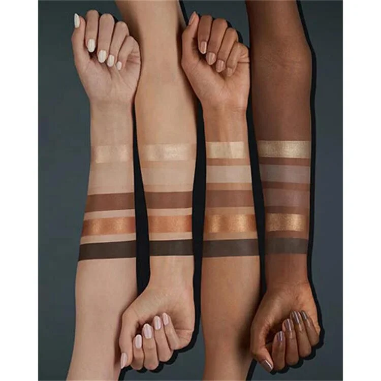 ES24-1 Talc Free Pressed Eyeshadow Multichrome Waterproof Low Moq Custom Eyeshadow Palette Private Label