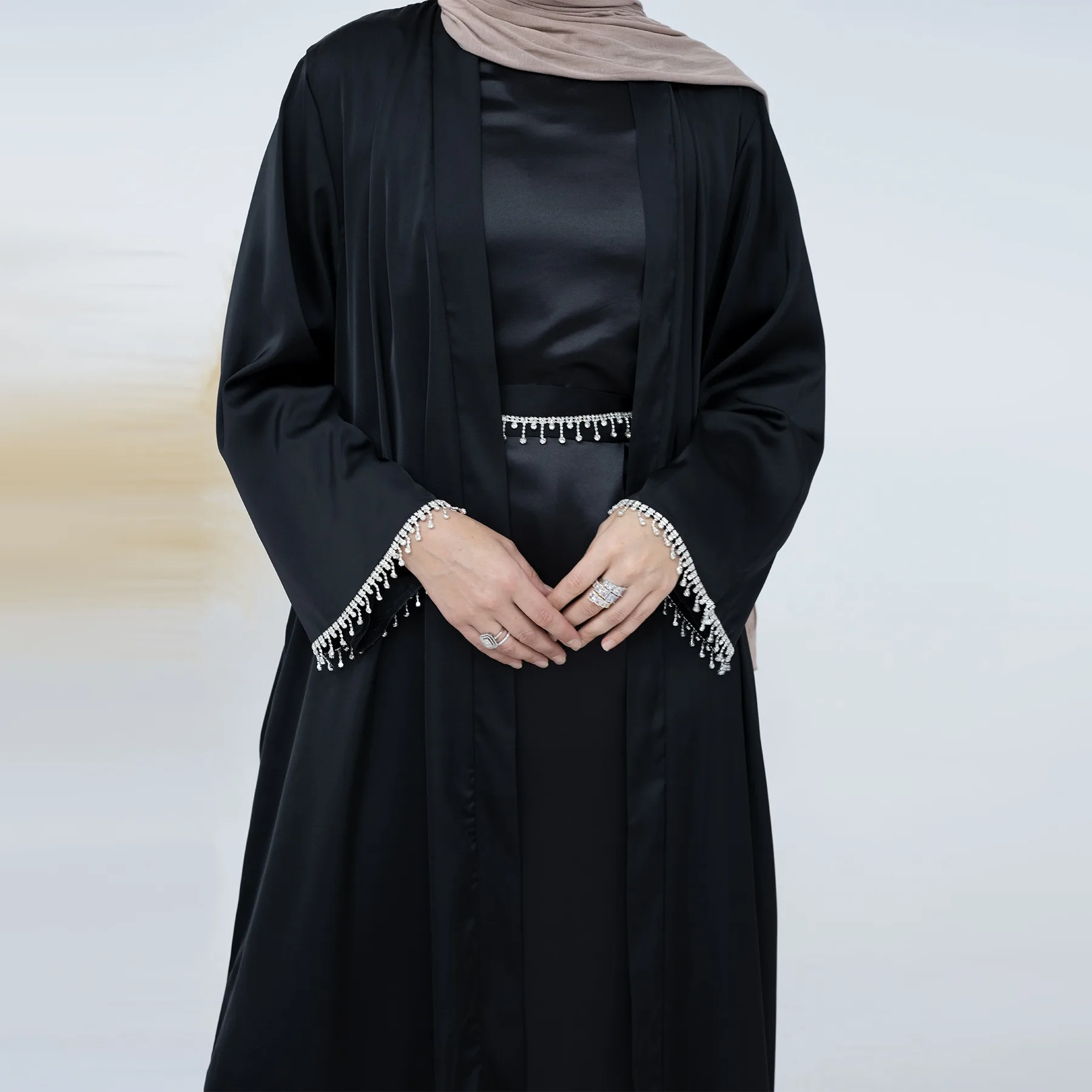 2023 2024 latest modern dubai turkey ladies maxi long sleeve abaya women fashion hijab muslim dress for muslim women