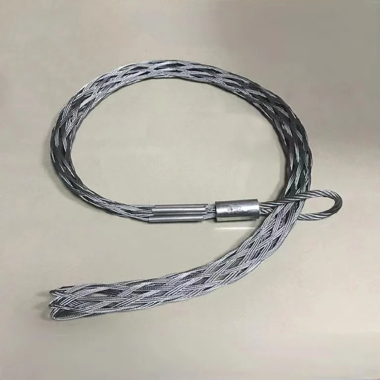 Power cable wire mesh sleeve, optical cable traction and towing wire, steel wire snake skin mesh sleeve