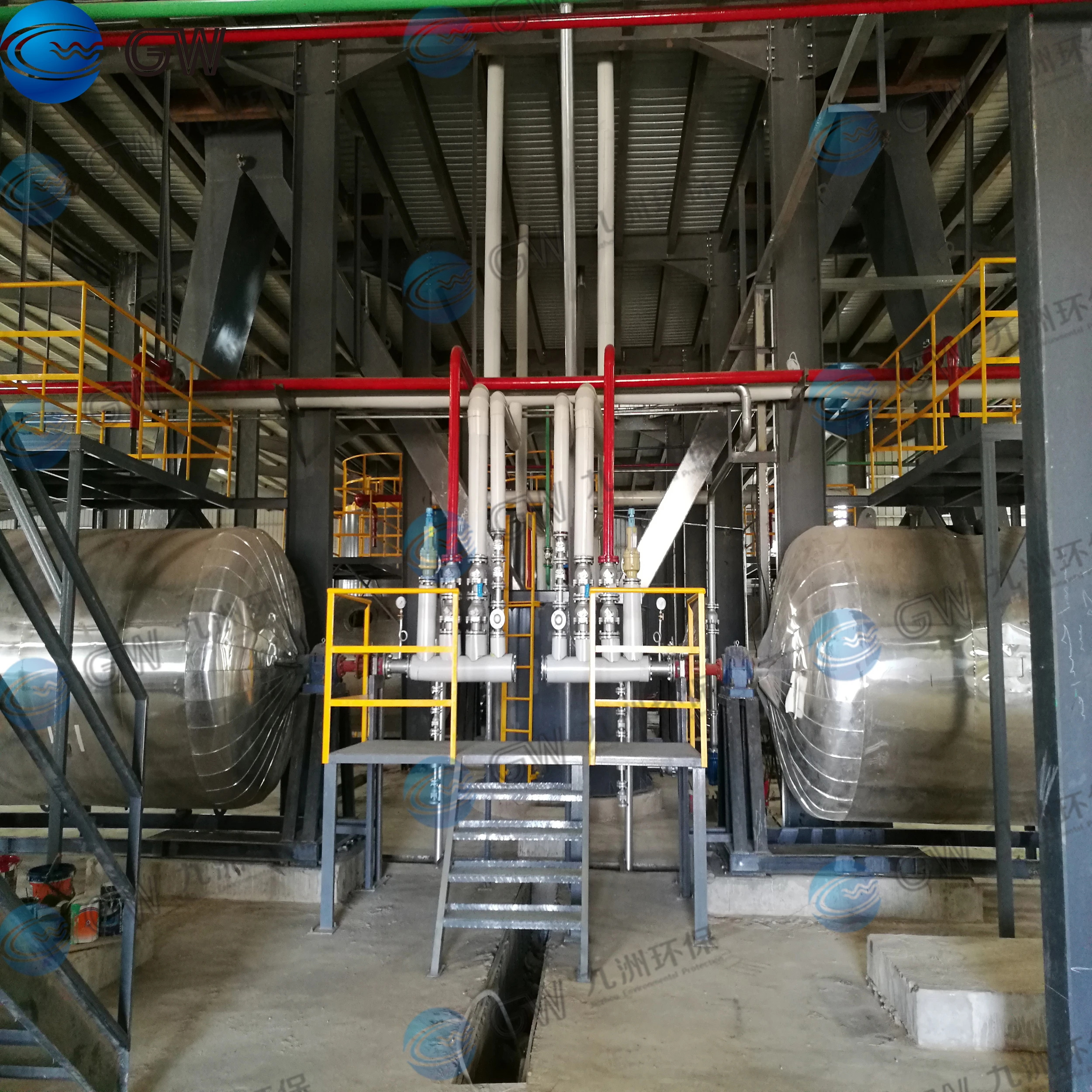 10 m3 Horizontal Autoclave For Sodium Silicate Liquid Solution