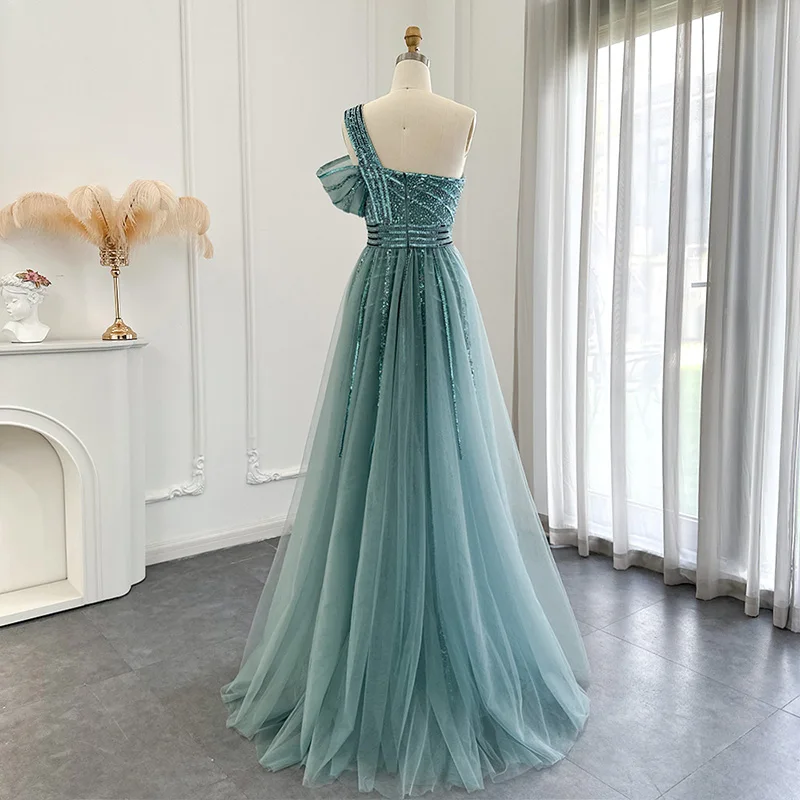 Jancember LSCZ115 New Trend Beads Party Long Dresses Fashion Elegant Evening Dress 2022 Wedding