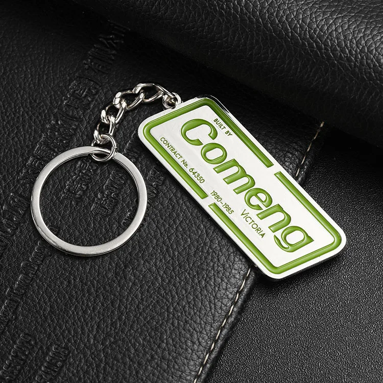 Manufacturers Wholesale Souvenir Custom 3D Metal Key Chain Logo Customization Soft Enamel Zinc Alloy Key Rings With Logo