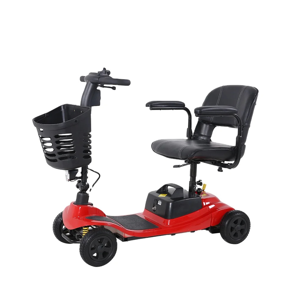 
Topmedi Wholesale Elderly Handicapped 4 Wheels Electric Mobility Scooter 