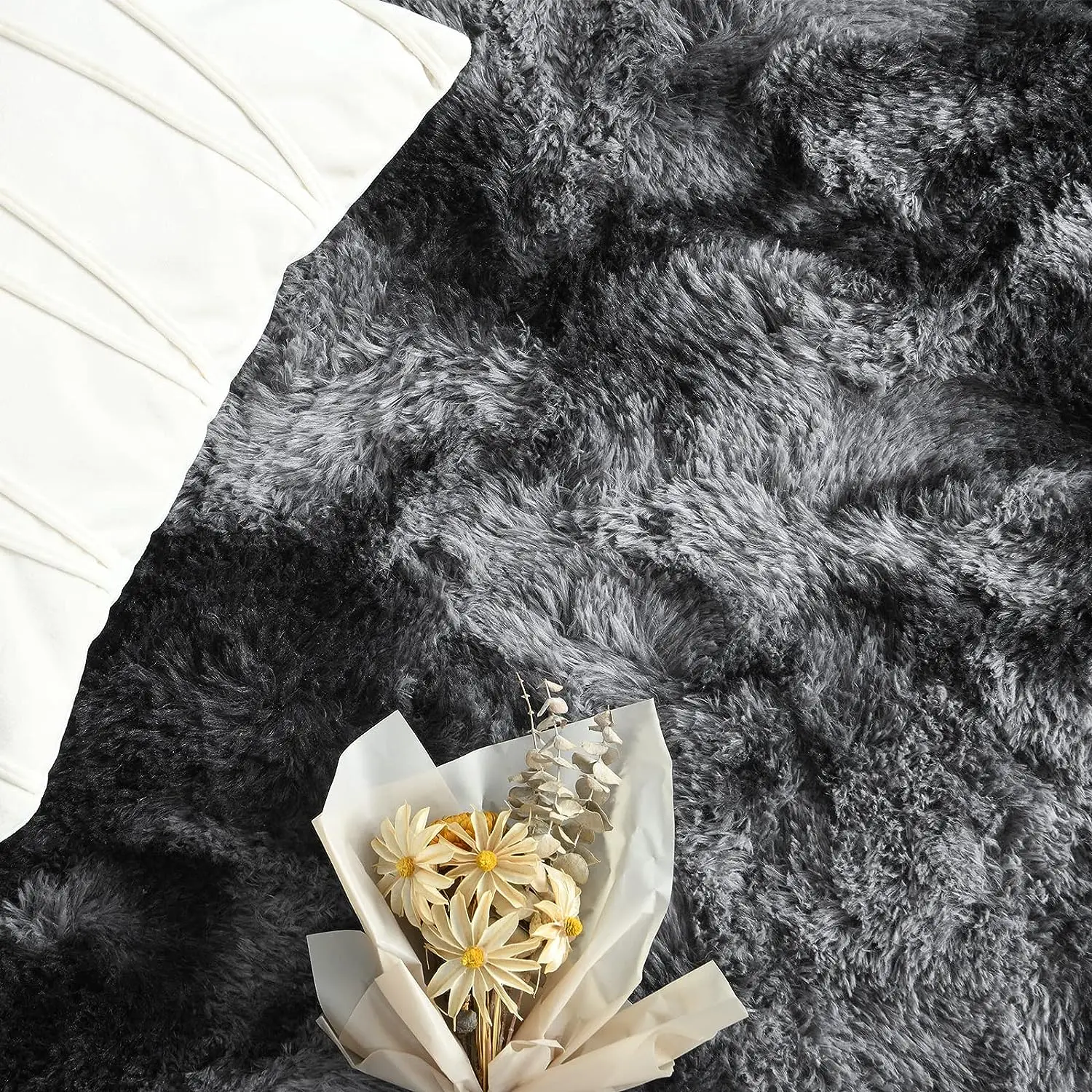 PV Fur Fluffy Rugs large living room carpets Sheepskin Soft High pile Plush carpet Furry floor mat Cozy Luxury Indoor area rug