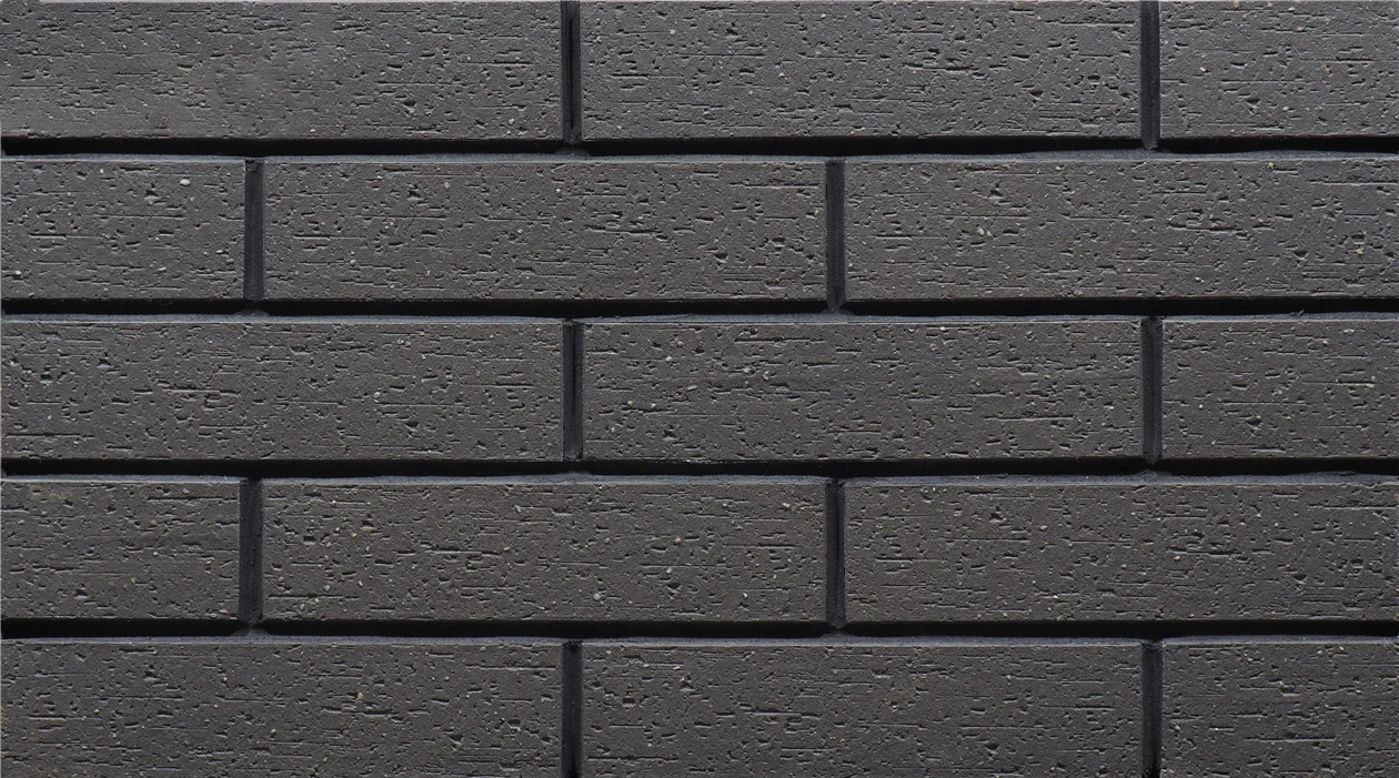 Dark Grey Facade Villa Exterior Stone Wall Cladding Ceramic Exterior Wall Cladding Terracotta Wall Cladding