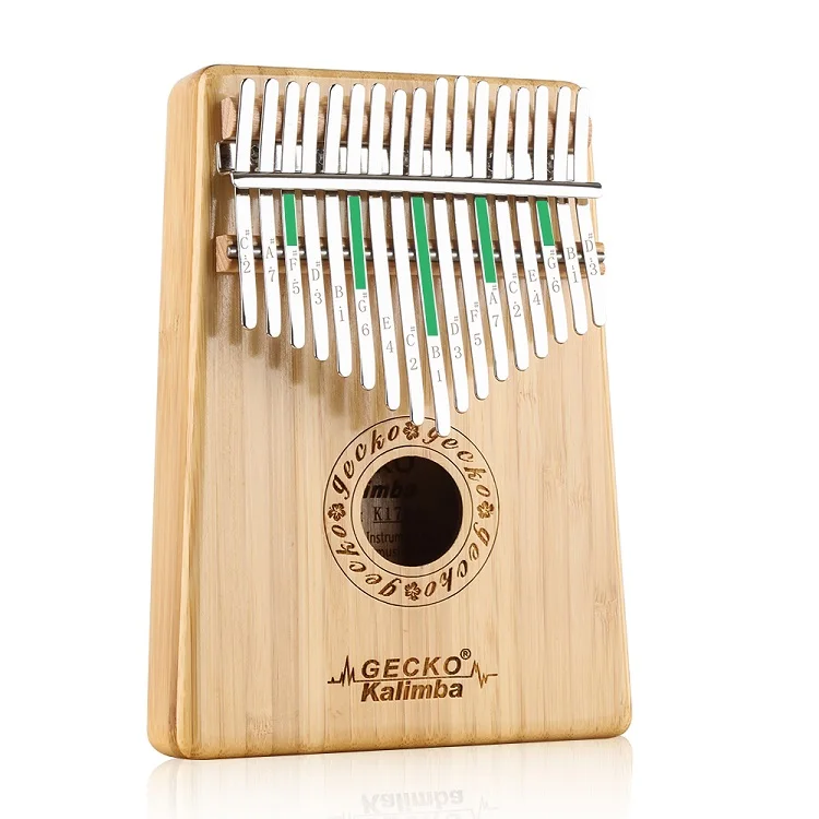 GECKO K17BA Kalimba High Quality 17 Professional Playing Key Portable Musical Instrument Wooden Thumb Piano Finger Piano Kalimba