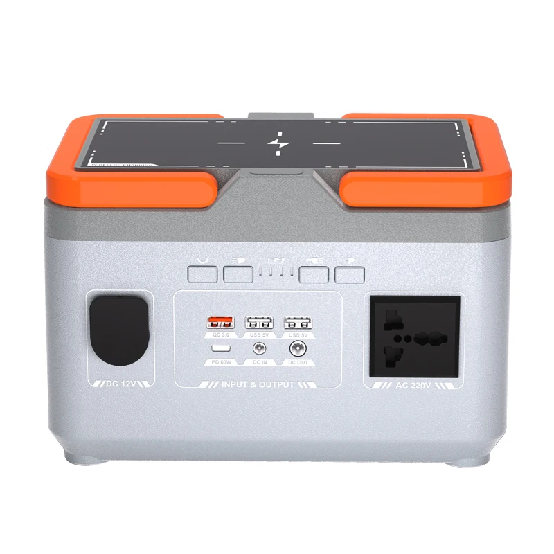 Outdoor Solar Storage System Portable Rechargeable Electric Solar Generator Power Station for Camping RV Traveling