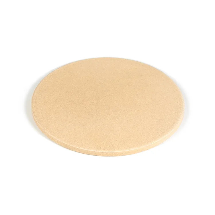 13inch Round Pizza Grilling Stone Cordierite Pizza Pan for Oven Baking Pizza Bread