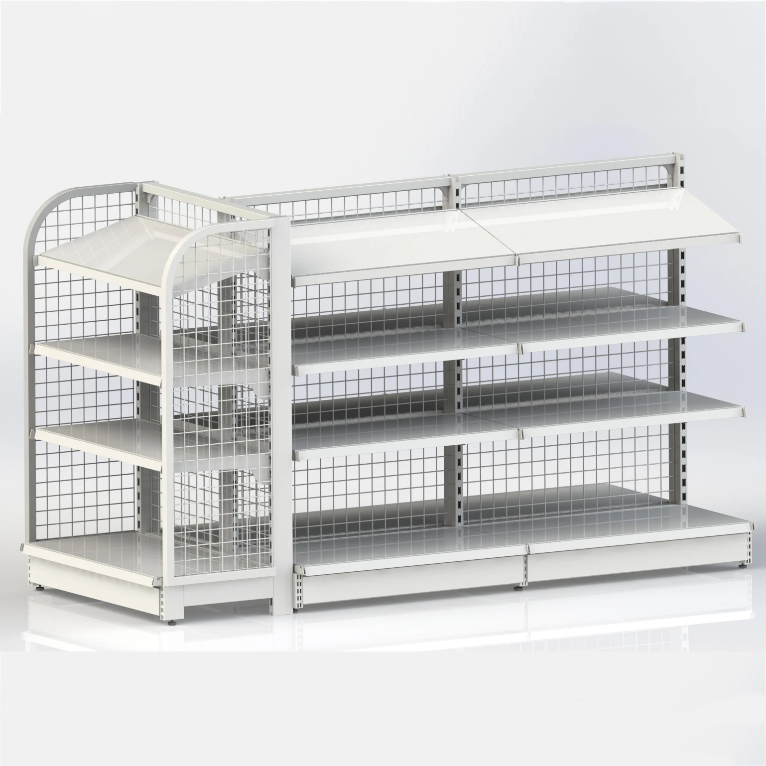 mesh supermarket shelf