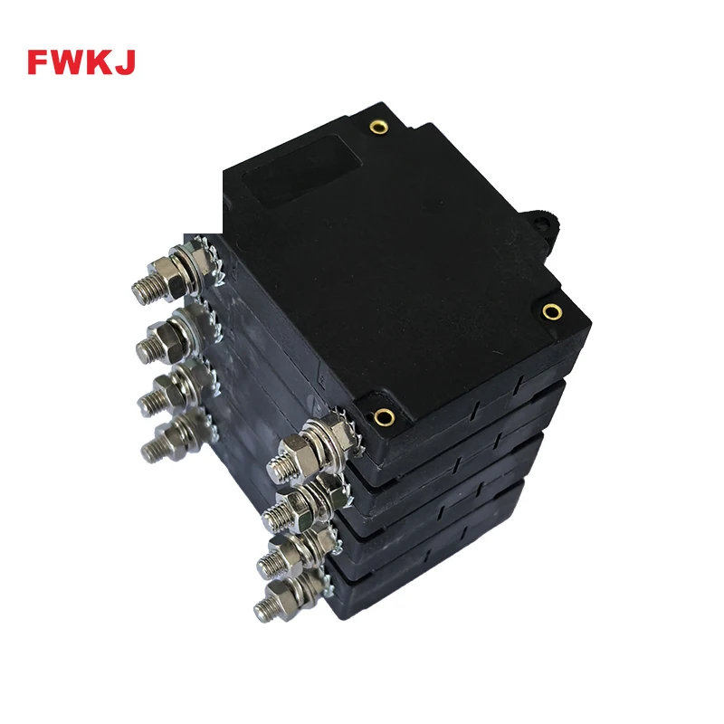High quality 1P Push-pull Bolt Type Electrical Overload Circuit Breaker Equipment Protection Circuit Breaker FWKJ manufacturer