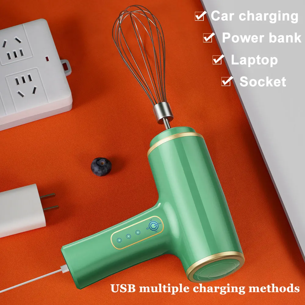 electronic Egg Shaker Machine Egg Mixer Kitchen Egg Tools Creative Metal Customized Logo Room Milk Food whisk