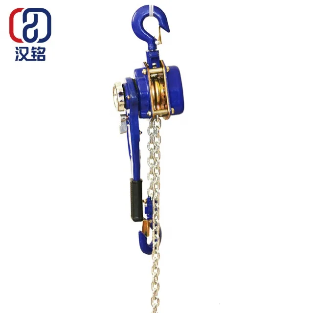 1ton 1.5t ton 3 ton New original double pawl brake system non slip rubber handle 0.75ton ratchet lever hoists