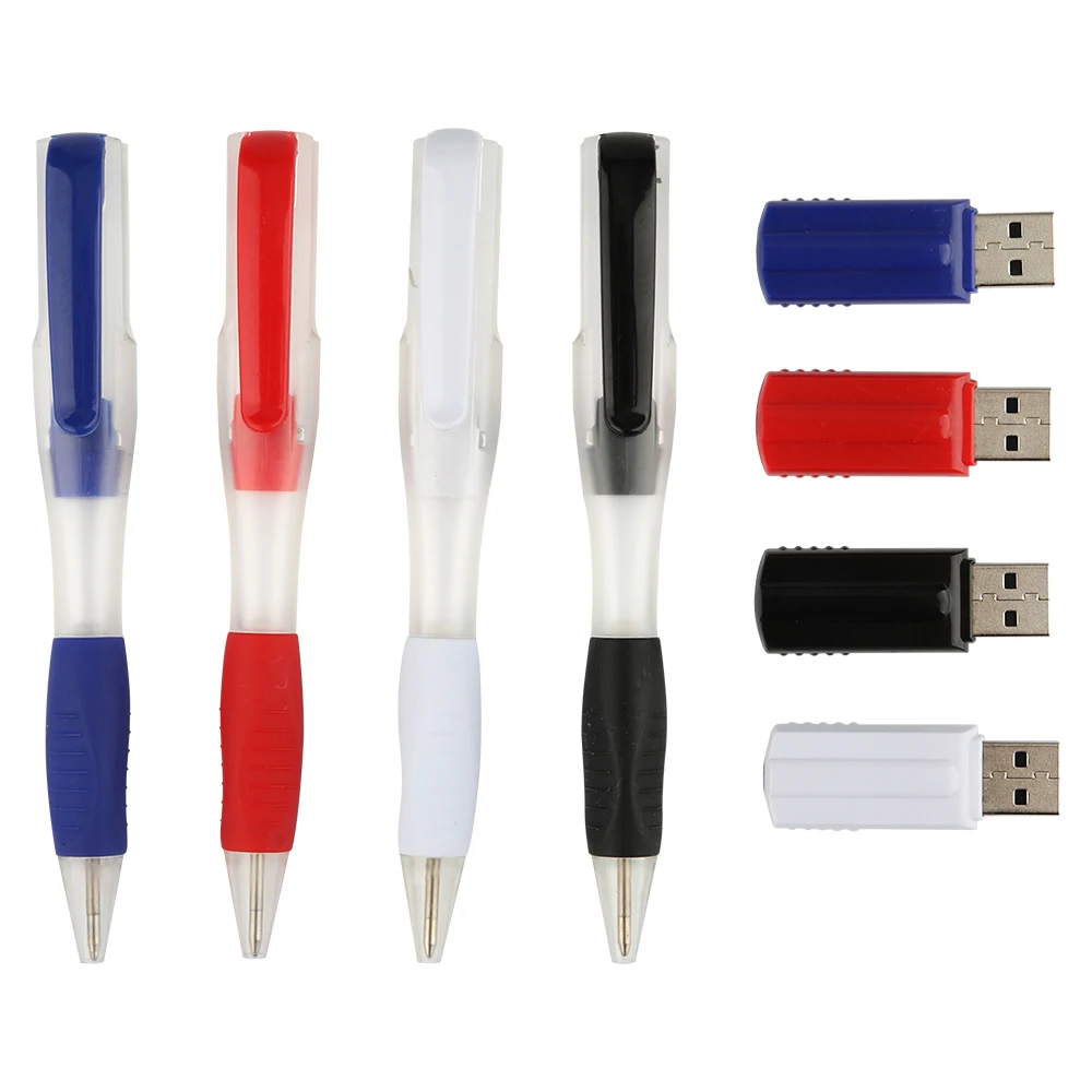 Wholesale Custom Usb Pen Drive Ballpoint Pen Shape Flash Memory 64Gb Usb 2.0 3.0 Waterproof Usb Flash Drive