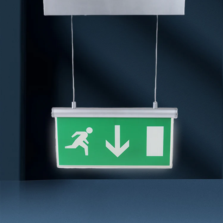 Factory Price Wall Evacuation Passageway Led Emergency Light Exit Sign