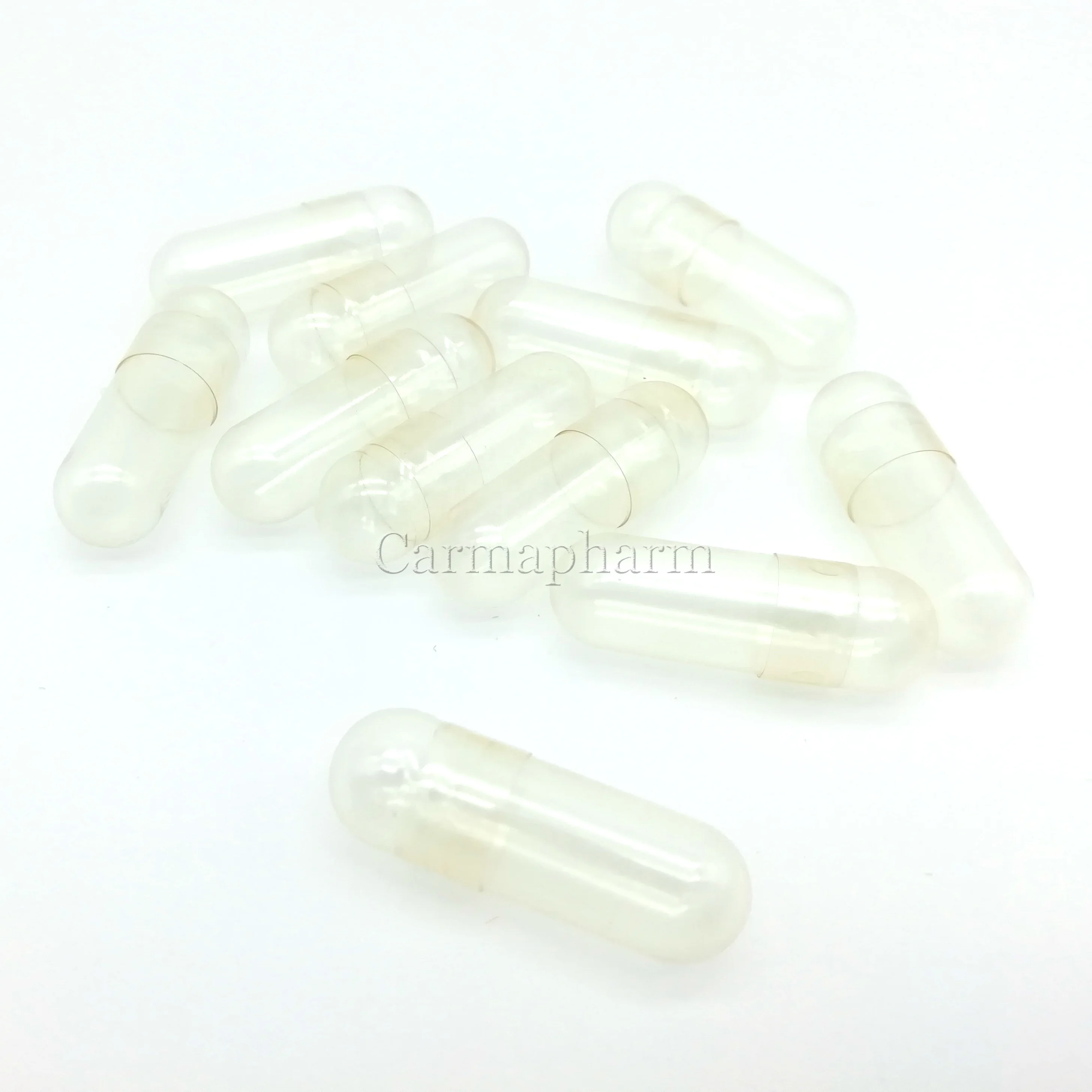 Natural Pullulan vegetable capsules clear size 00