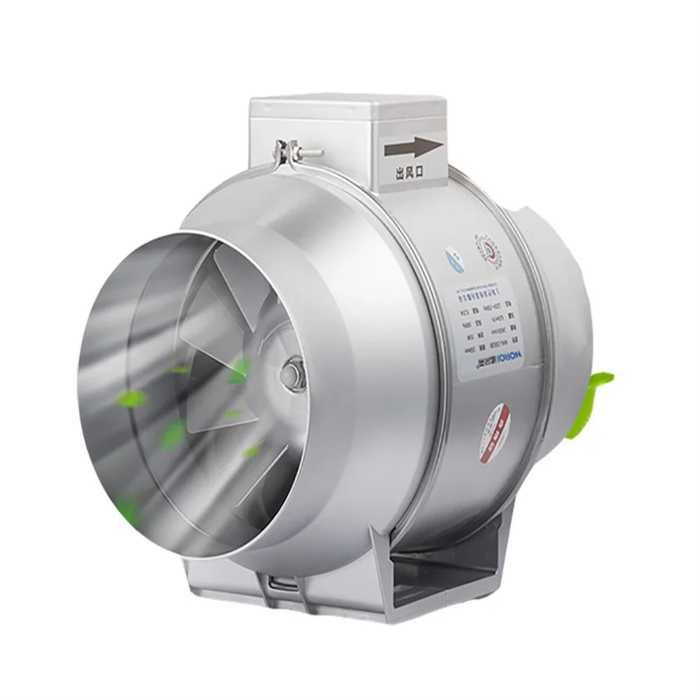 Hot Sale 6 Ec Hydraulic Speed Controller Smart Sensor Wired Exhaust Fan 4 Inch Inline Duct Fan With Intelligent