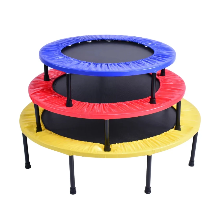 Gymnastic Indoor Jumping Bed Outdoor Kids Exercise Fitness Mesh Mini Child Trampoline For Sale