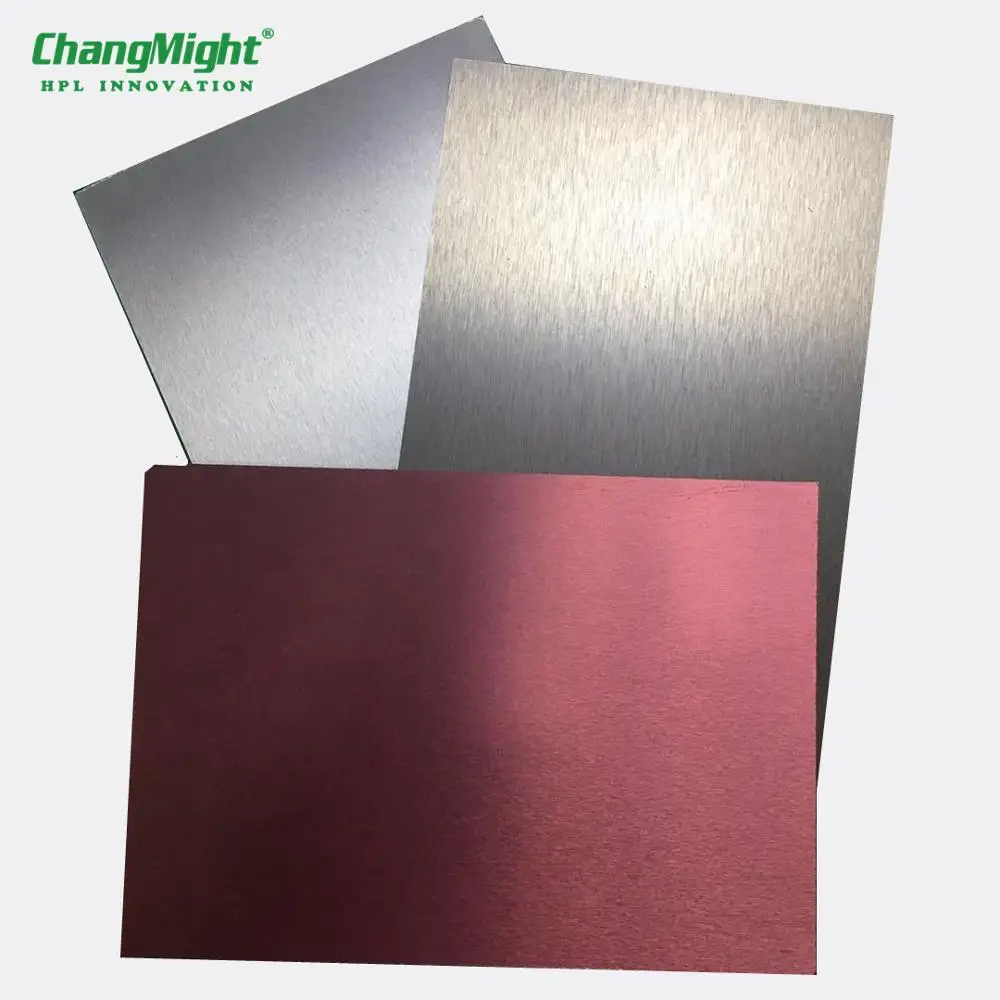 Китайский дешевый хороший продукт европейские Золотые Зеркальные металлические ламинатные листы HPL для настенных панелей гостиничных и кухонных столешниц
