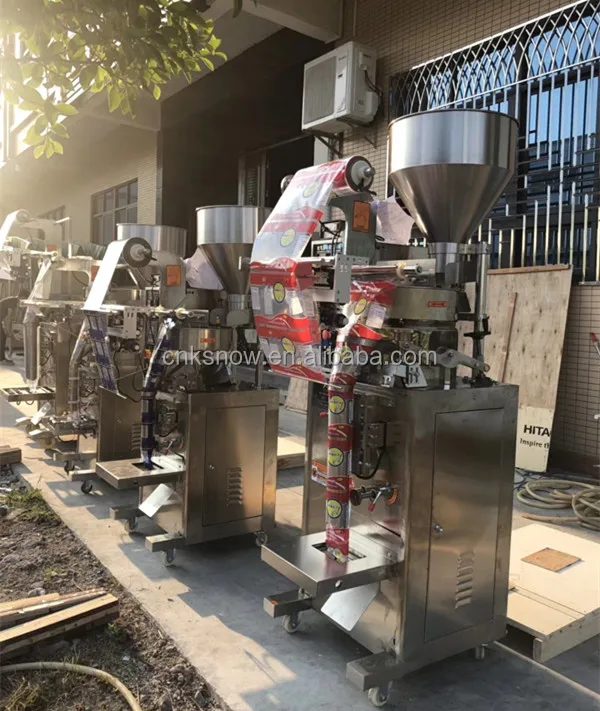 Vertical automatic sunflower seeds peanut sachet granule packing snacks nuts pouch pistachio peanuts bag grain packaging machine