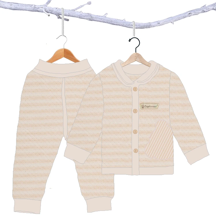 
new RTS eco-friendly 100% organic cotton jacquard quilting scuba fabric in knitted fabric for newborn baby romper, swaddle 